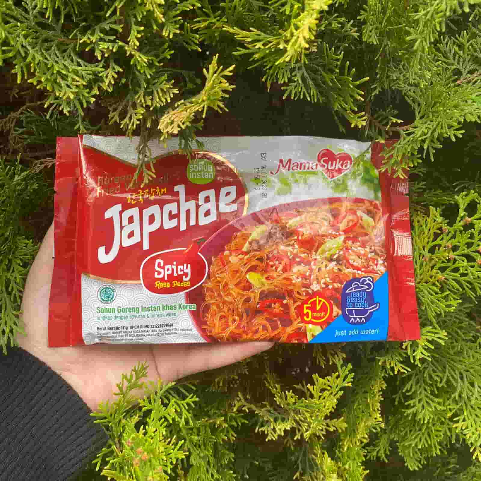 japchae acılı noodle